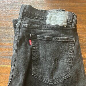 LEVIS 505 Jeans, Mens, Waterless, 36 X 30, Stretch, Color: Native Cali Black